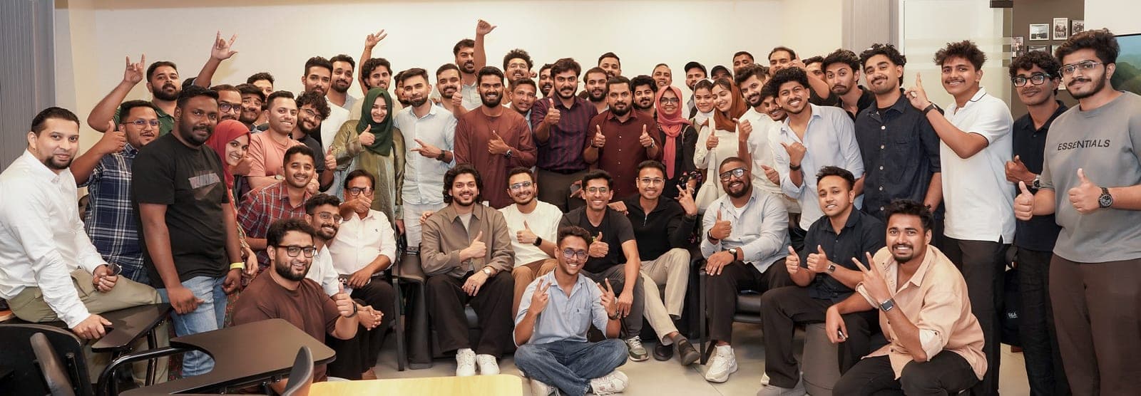 Dubai Meetup 2026: A year on from the first Dubai meetup, back at Haris&Co. with seventy to eighty people.